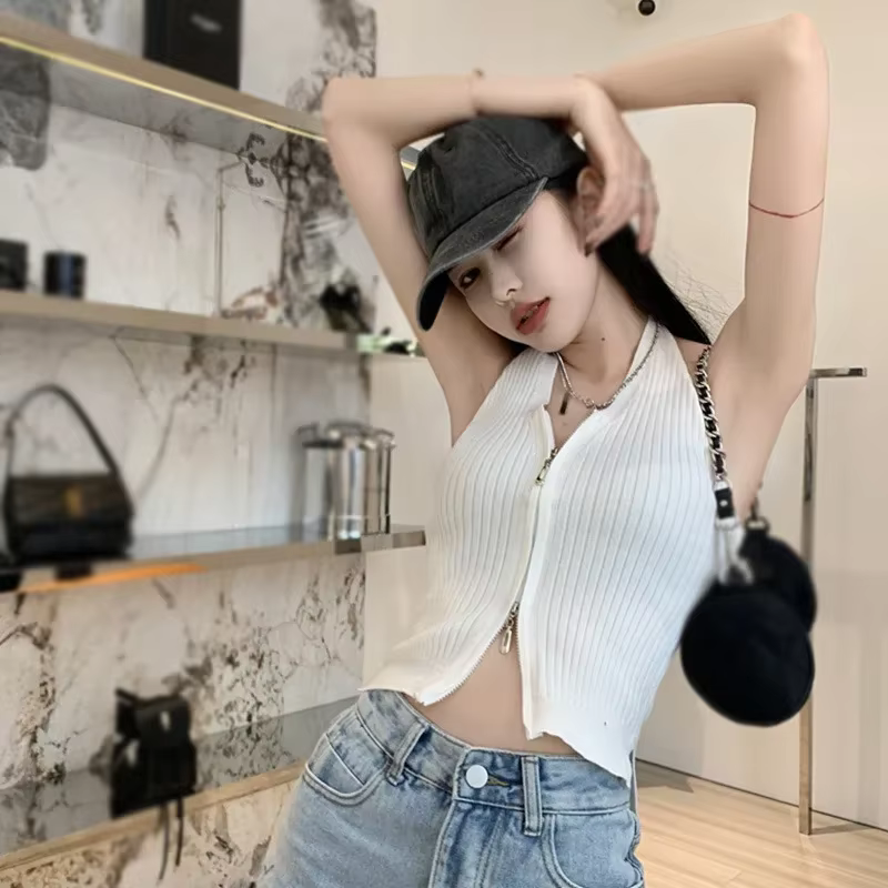 Camisole à col en V pour femme