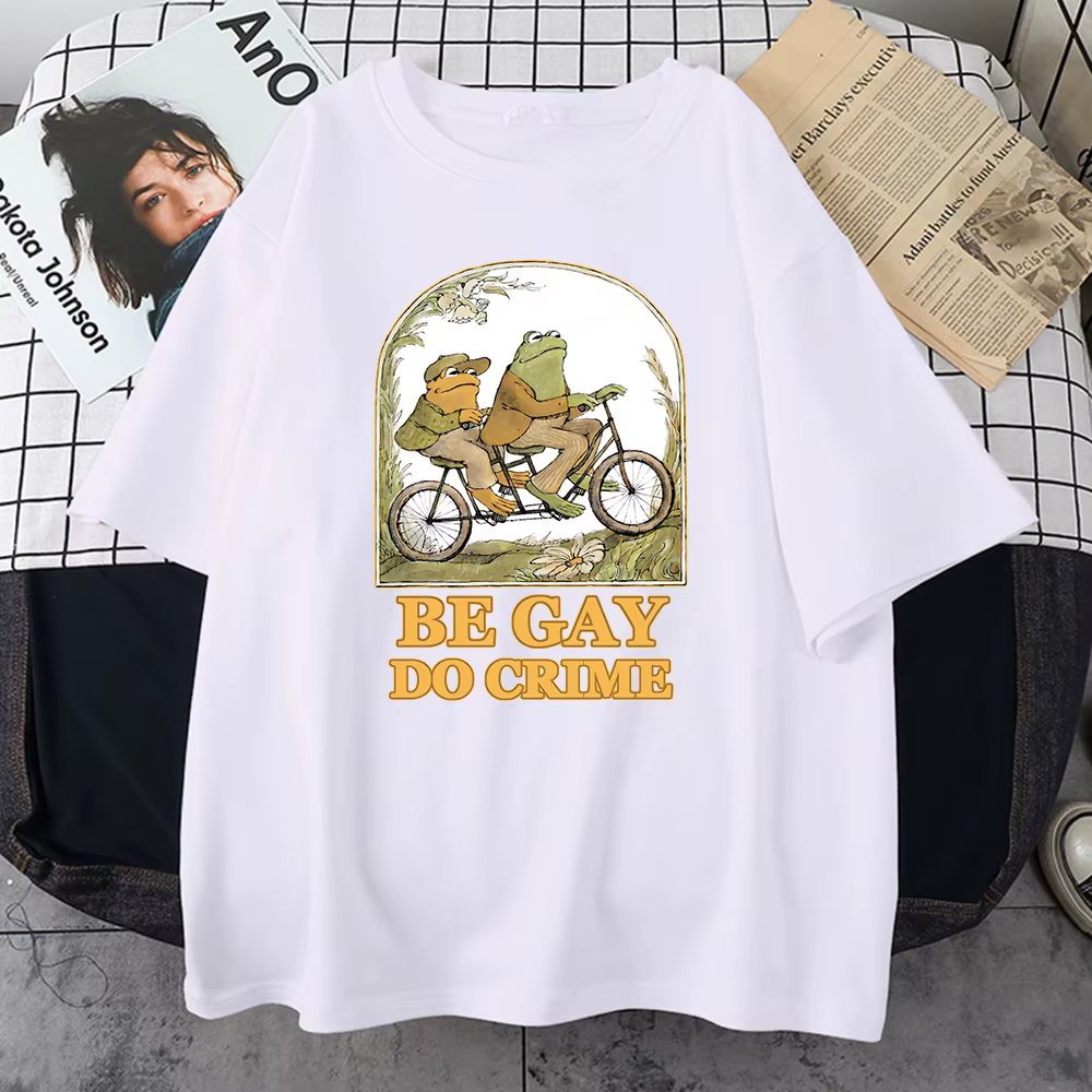 Be Gay Do Crime imprimé hommes coton t-shirts décontracté tout-mathématiques à manches courtes Vintage créativité col