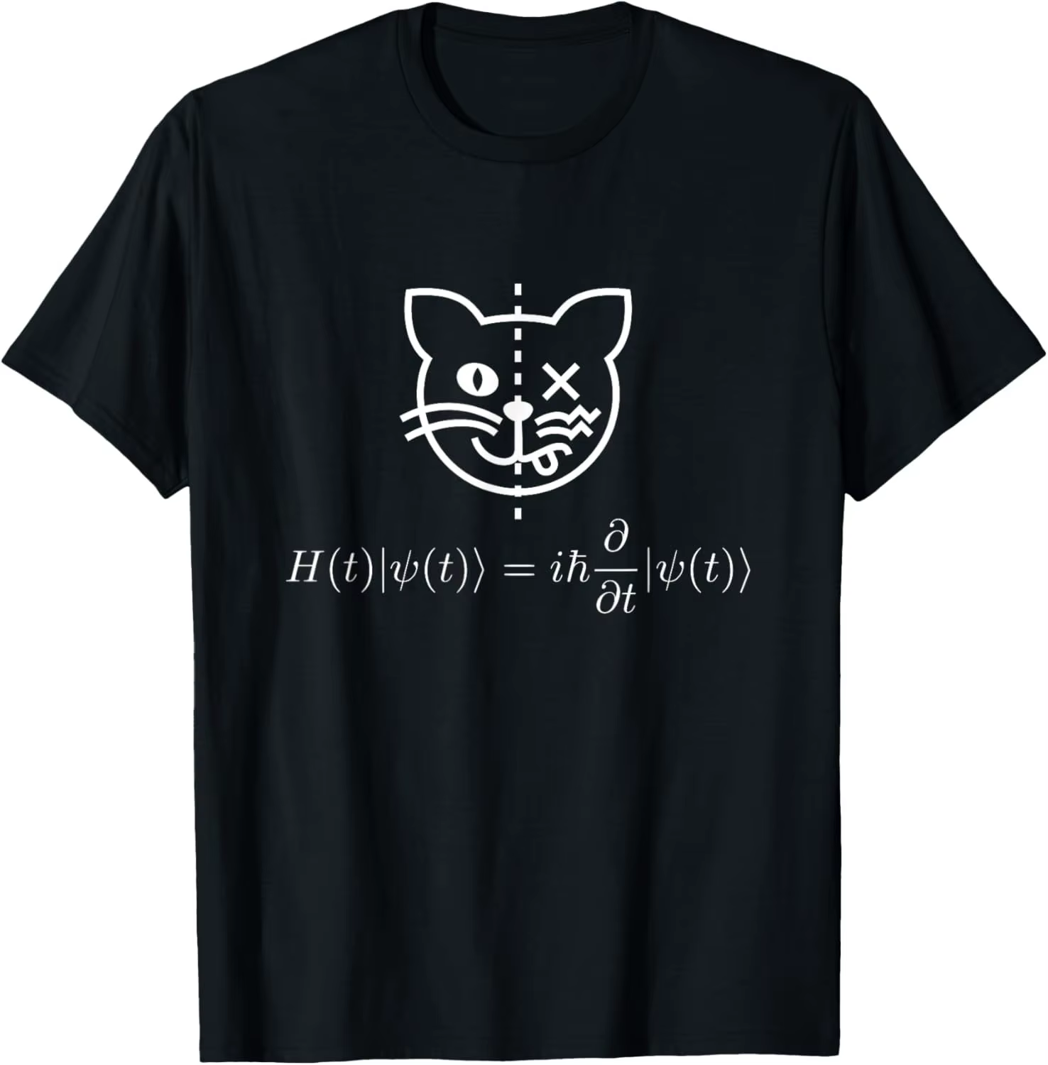 Drôle Schrodinger's Cat Quantum Mechanics T-shirts mode Manga bande dessinée hommes formule beaux