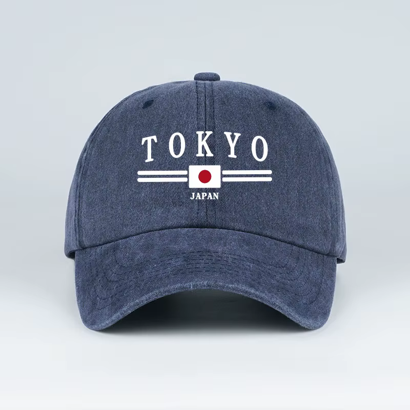Casquette de baseball imprimée « TOKYO JAPAN »