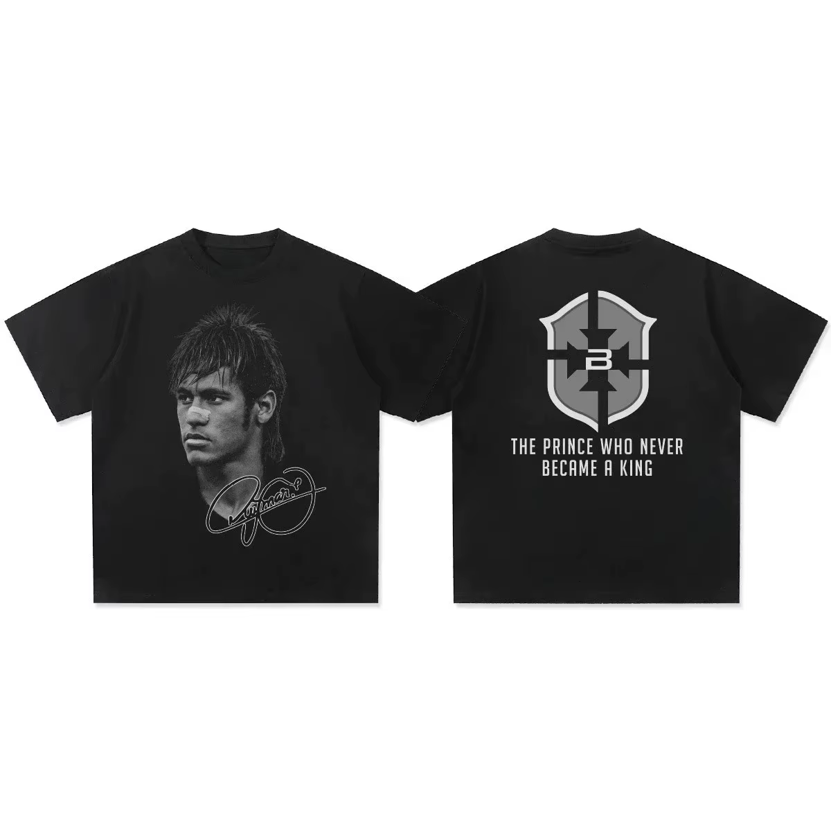 Nouveau T-shirt décontracté de football Cristiano Ronaldo Neymar été 2026 pour hommes et femmes