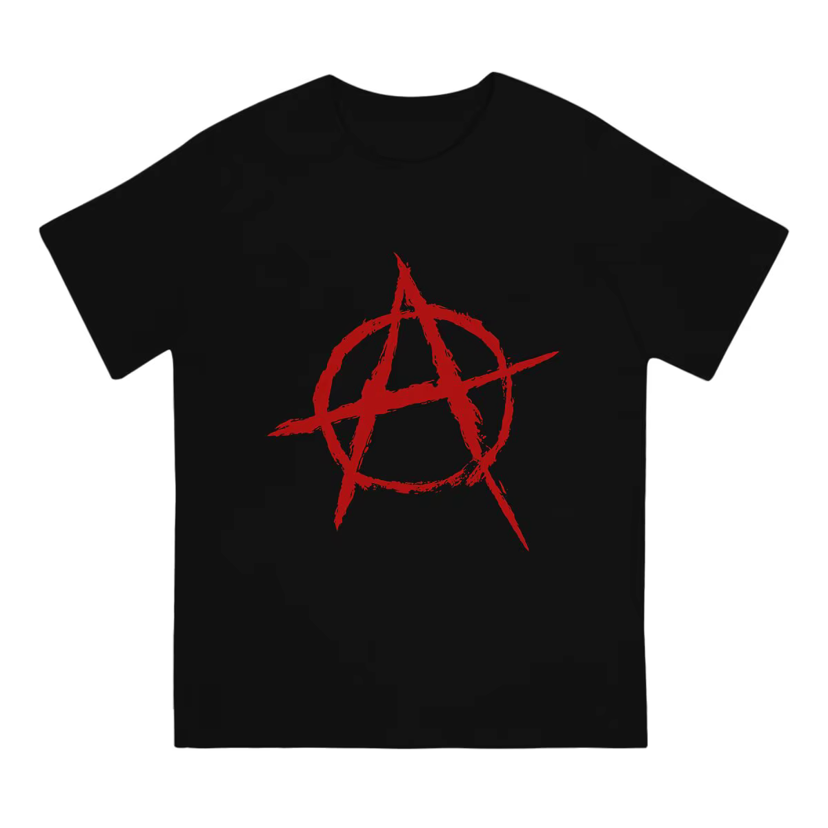 T-shirt rouge en polyester pour hommes