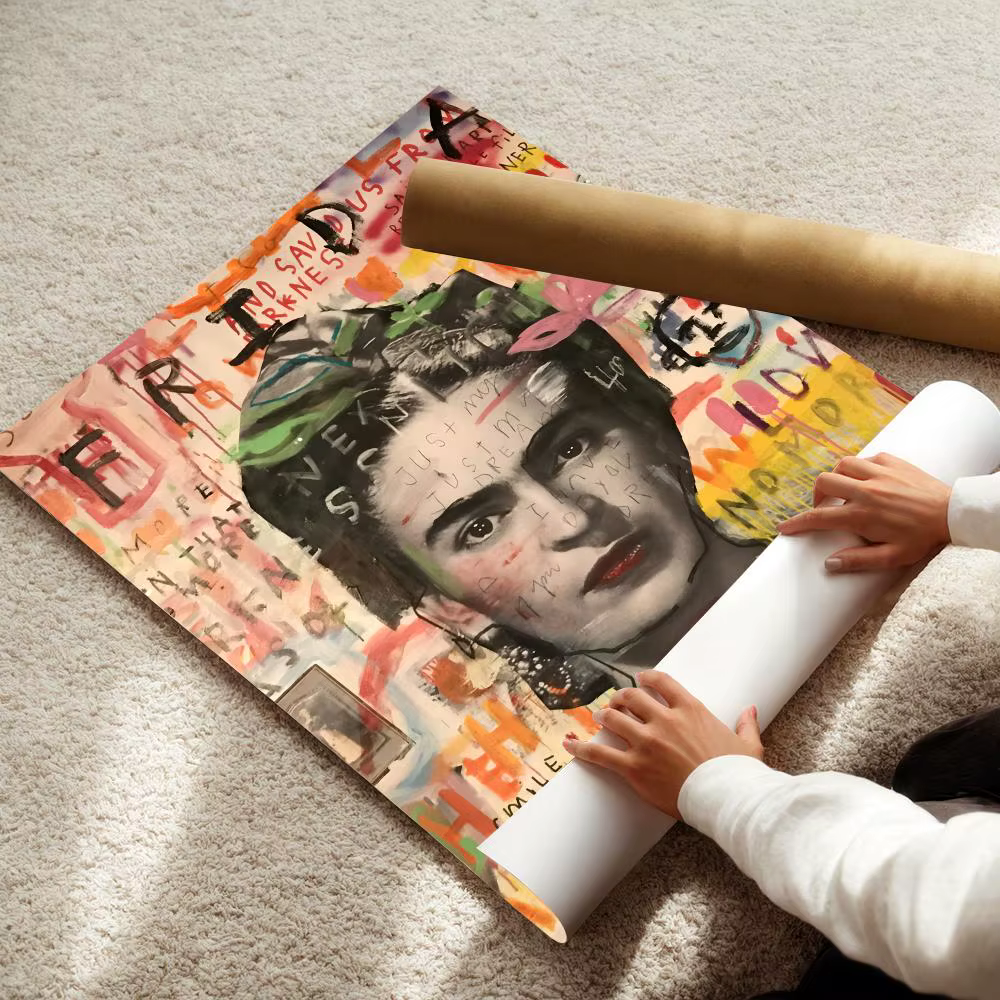 Affiche artistique Hot F-Frida K-Kahlo