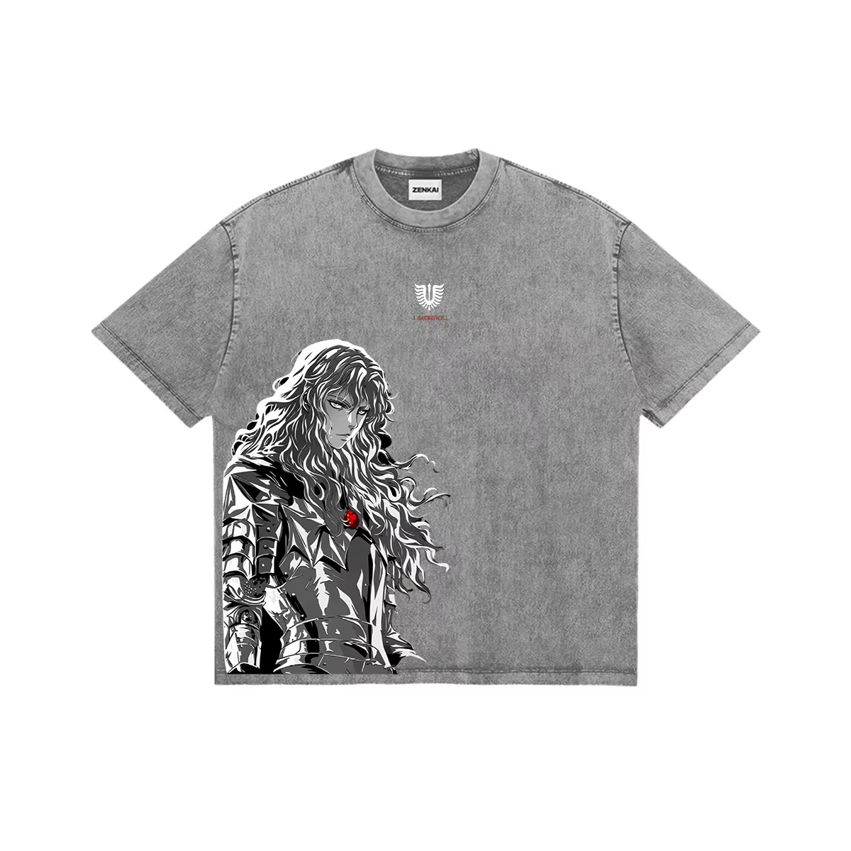 T-shirt imprimé Griffith Berserk pour hommes