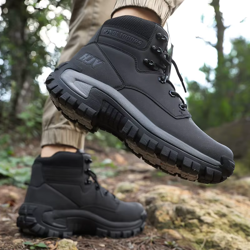 Gh-top cuir hommes bottes respirant désert