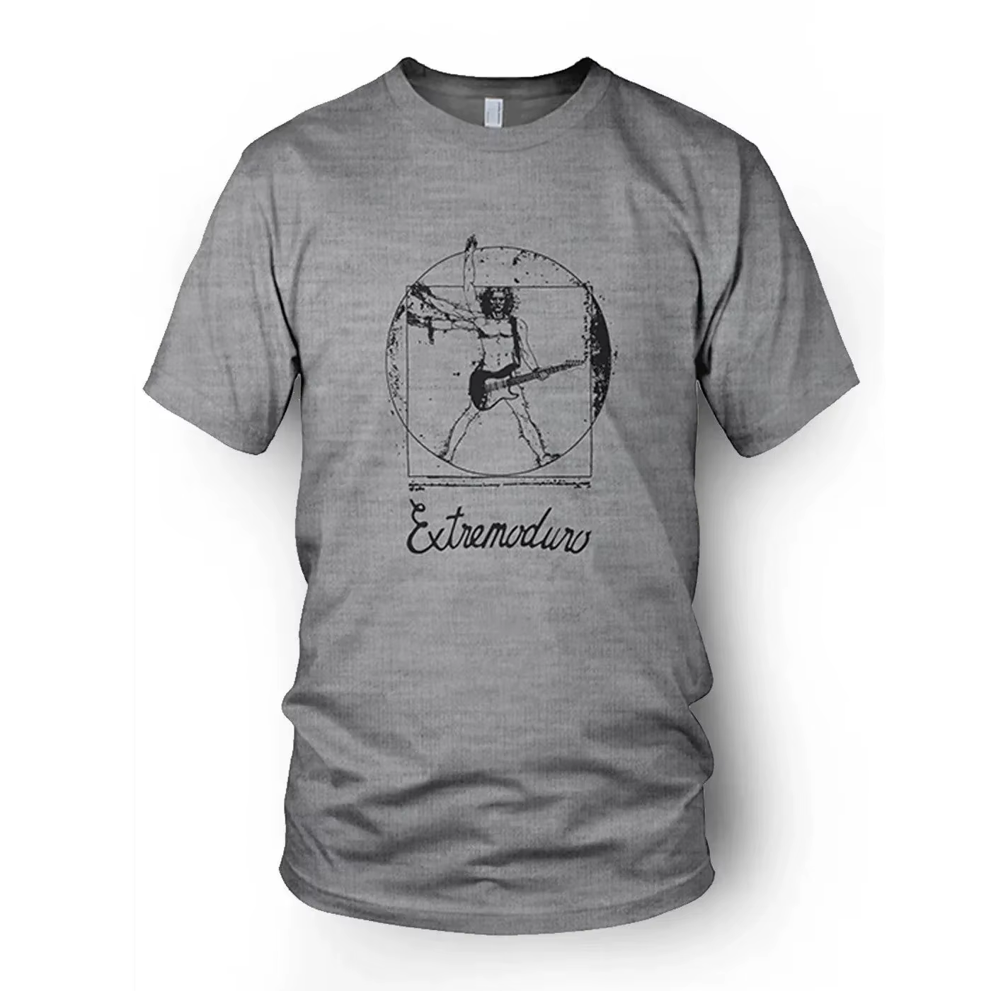 T-shirt imprimé avec affiche de groupe de rock Extremoduro