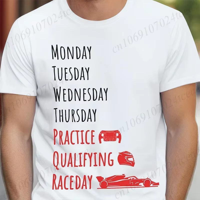 Race Week T-Shirt pour hommes femmes vêtements pratique