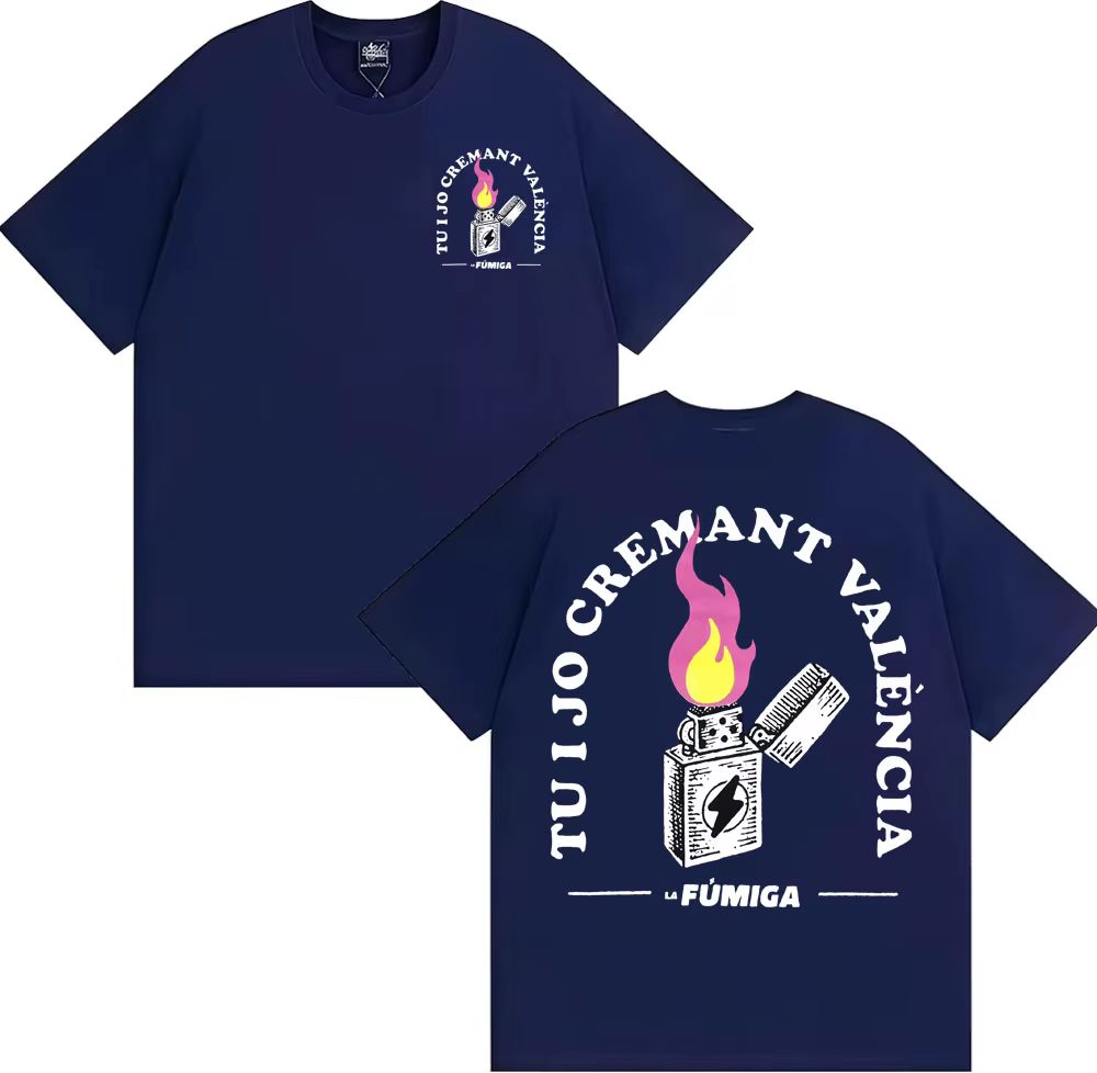 La Fumiga Tu I Jo crémant València Merch T-shirt vêtements pour hommes gothique haute rue