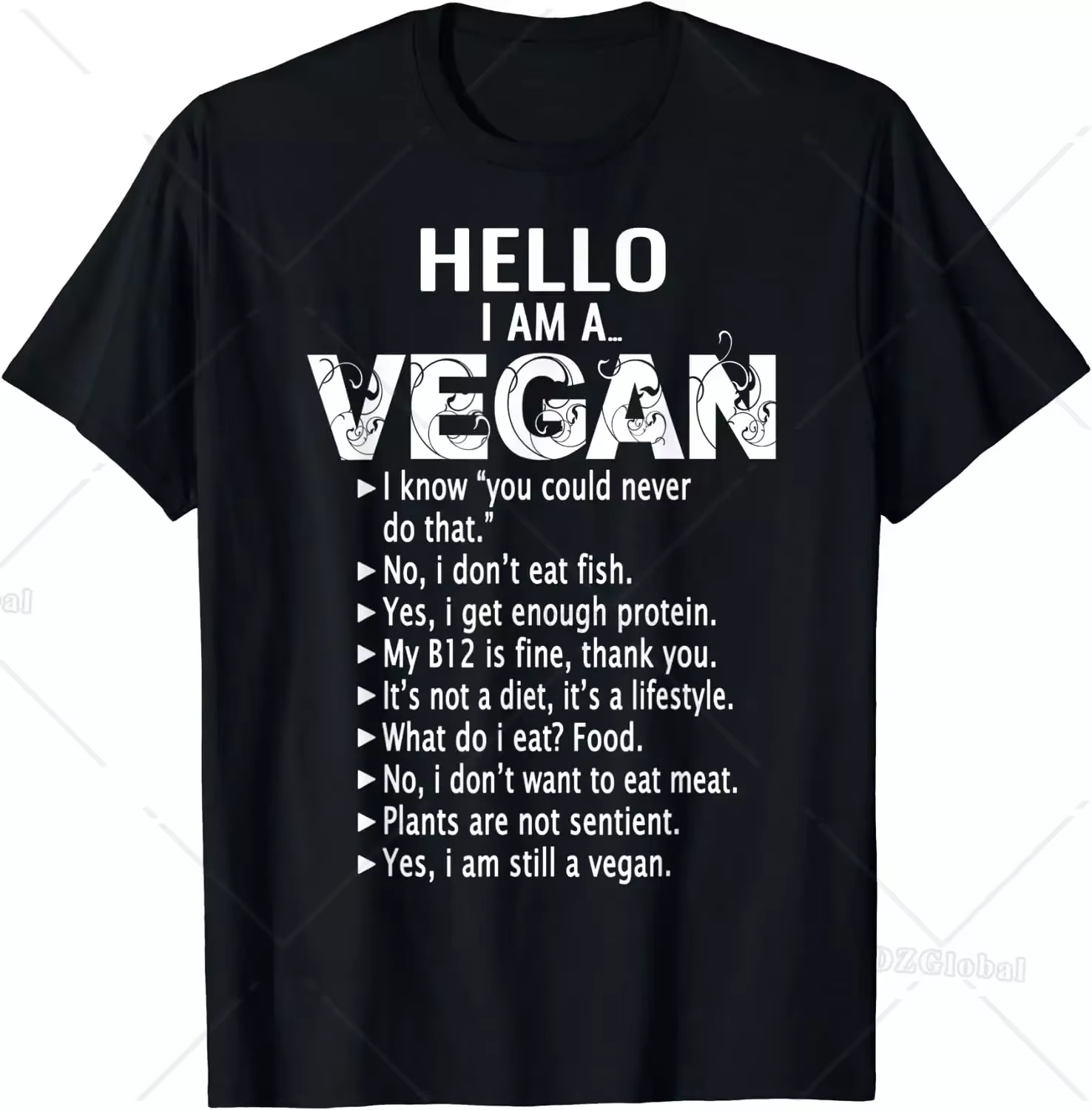 Vegan Power-T-shirt d'entraînement à manches courtes pour hommes et femmes