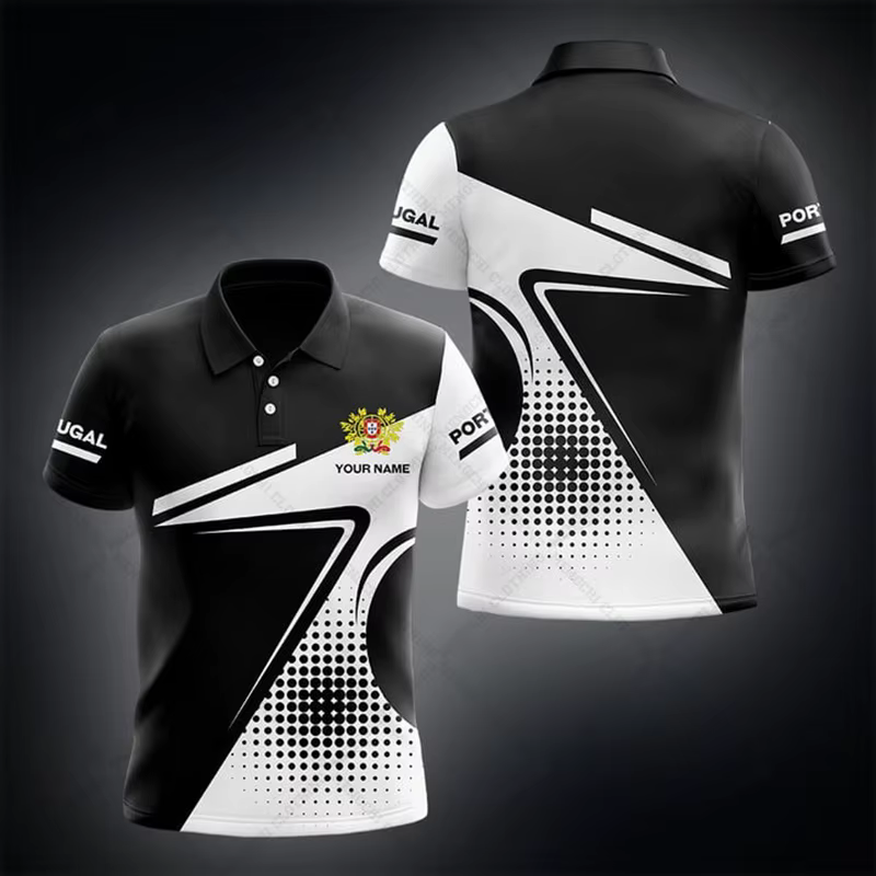 Polo personnalisé avec symbole du Portugal