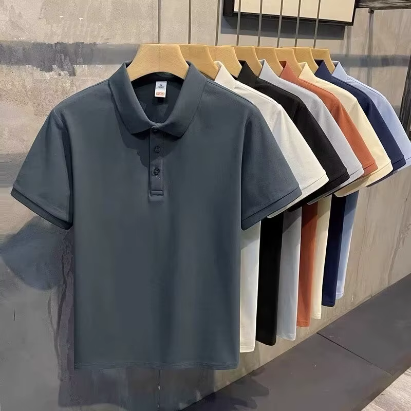 Polo basique uni pour homme
