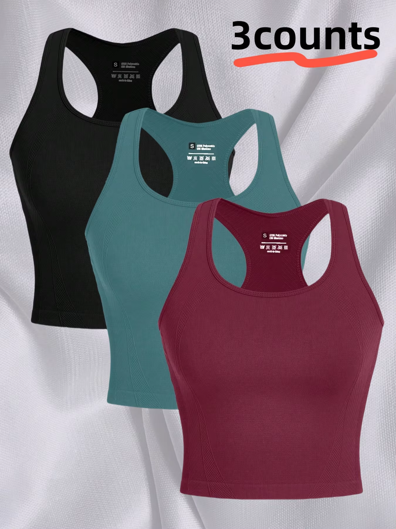 Haut court de sport sans manches
