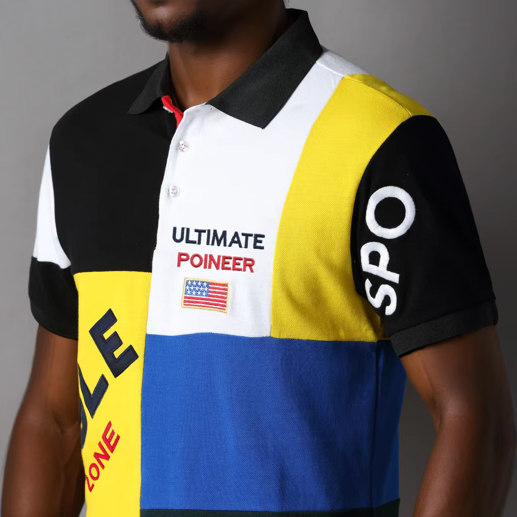 Polo pour homme USA Royal