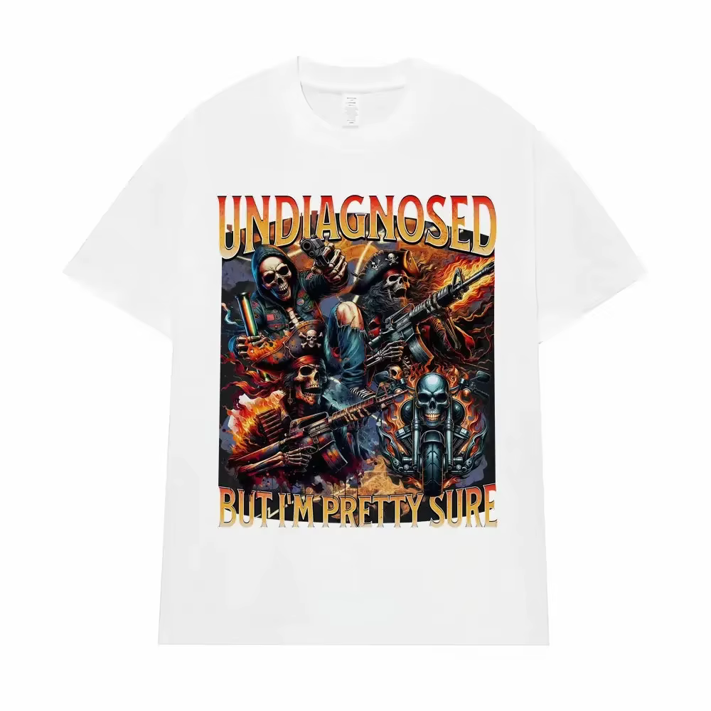 Indiagnostic mais je suis assez sûr Meme t-shirts drôle autisme squelette