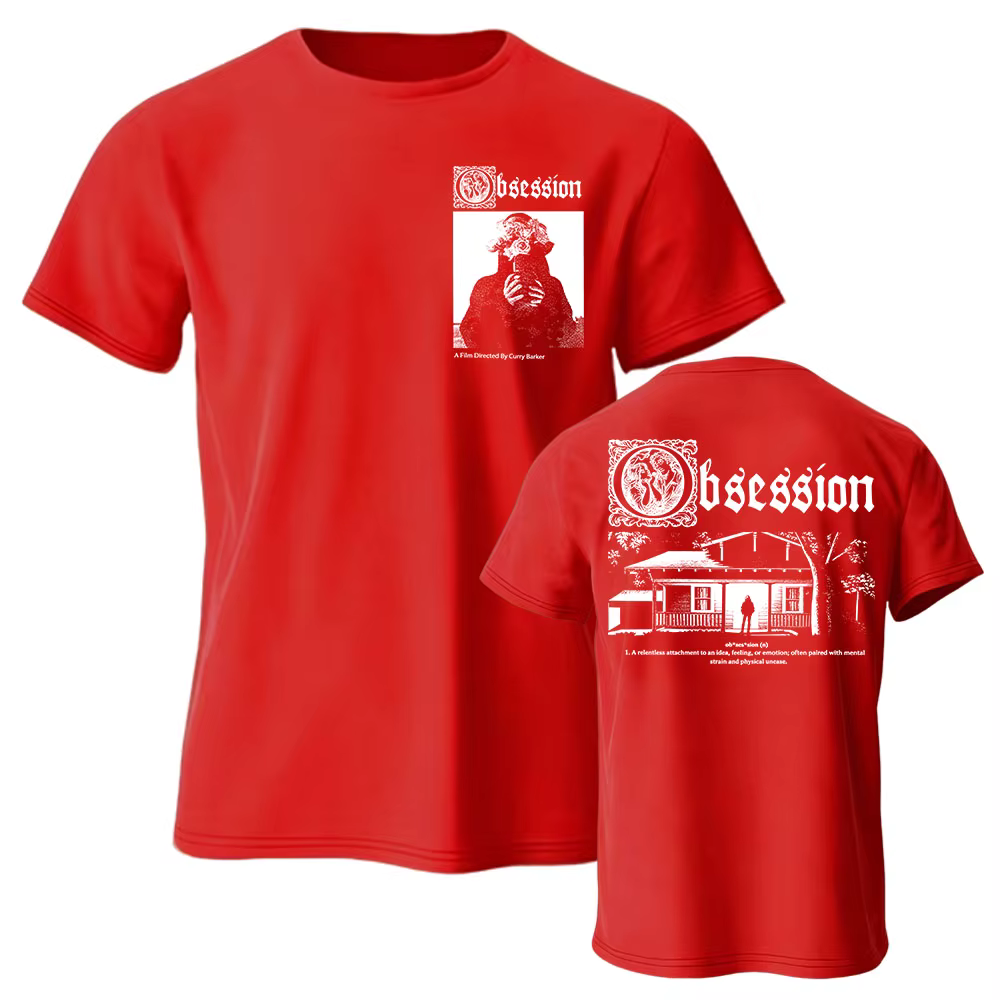 T-shirt « Movie Obsession I Love You » en coton pour l'été