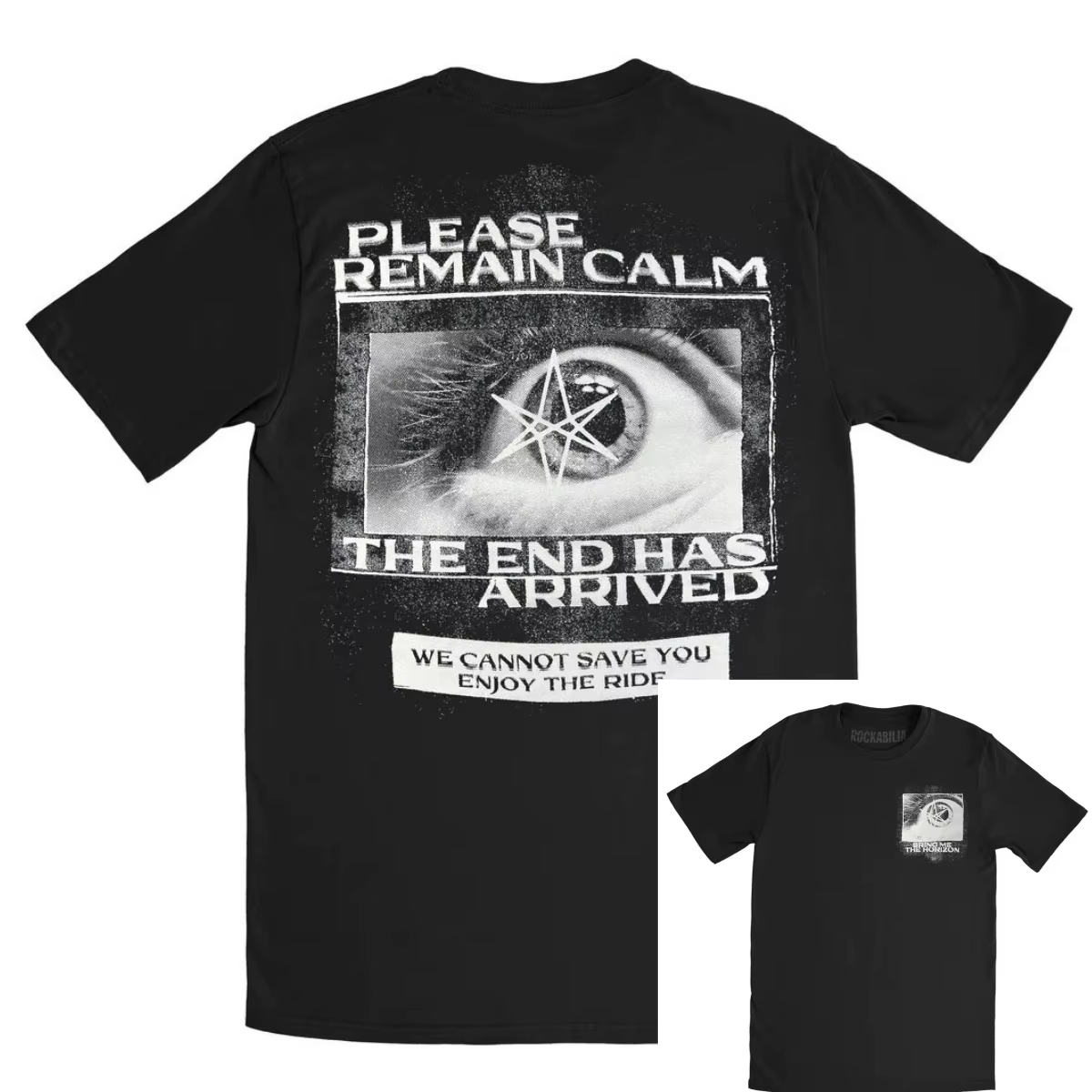 Bring Me The Horizon Faceless Band T-Shirt 100% coton