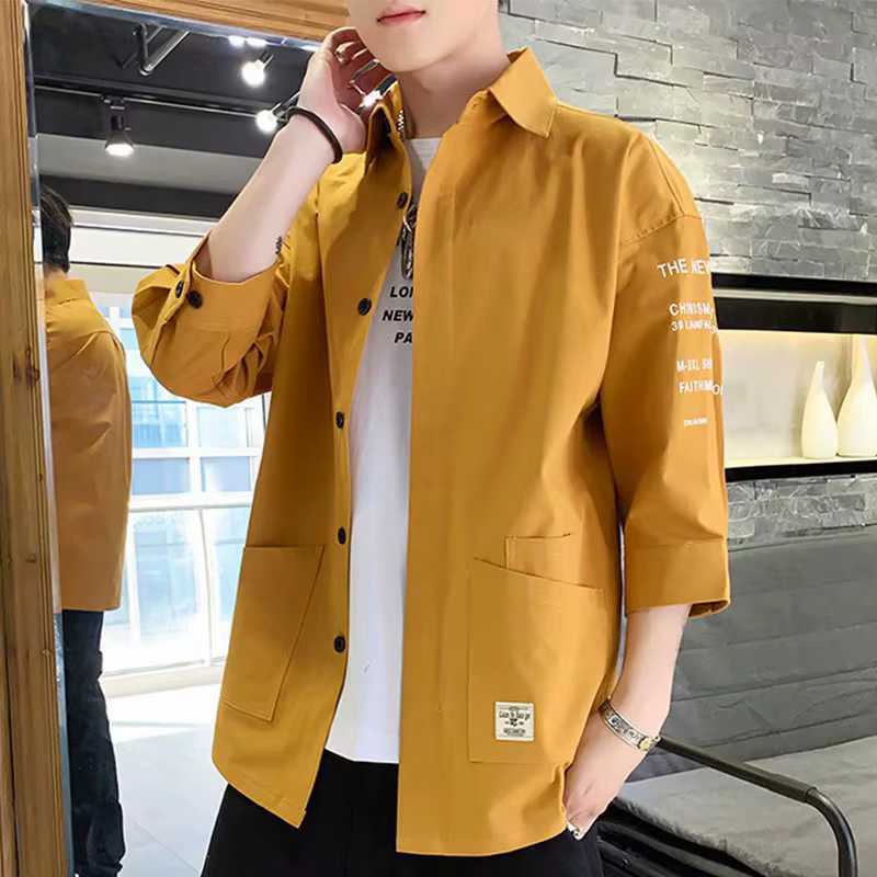 Chemises 2026 pour Hommes – Design Tendance Streetwear Japonais Harajuku Coréen – Vêtements Unisexe Été Polyvalents pour Ados et Étudiants – Style Ins