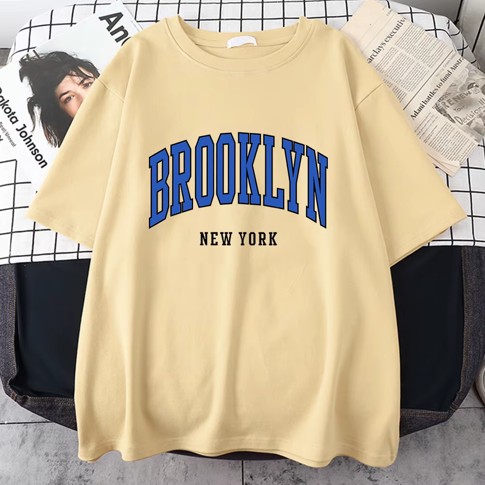 Brooklyn New York bleu Design femmes t-shirt rue Hip Hop