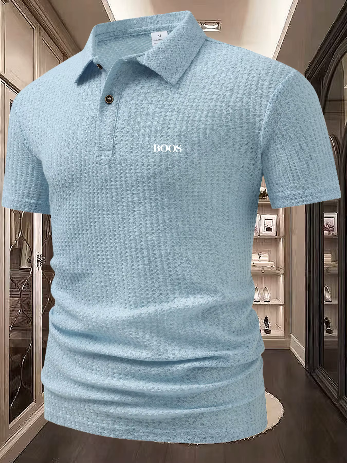 Polo à manches courtes pour hommes