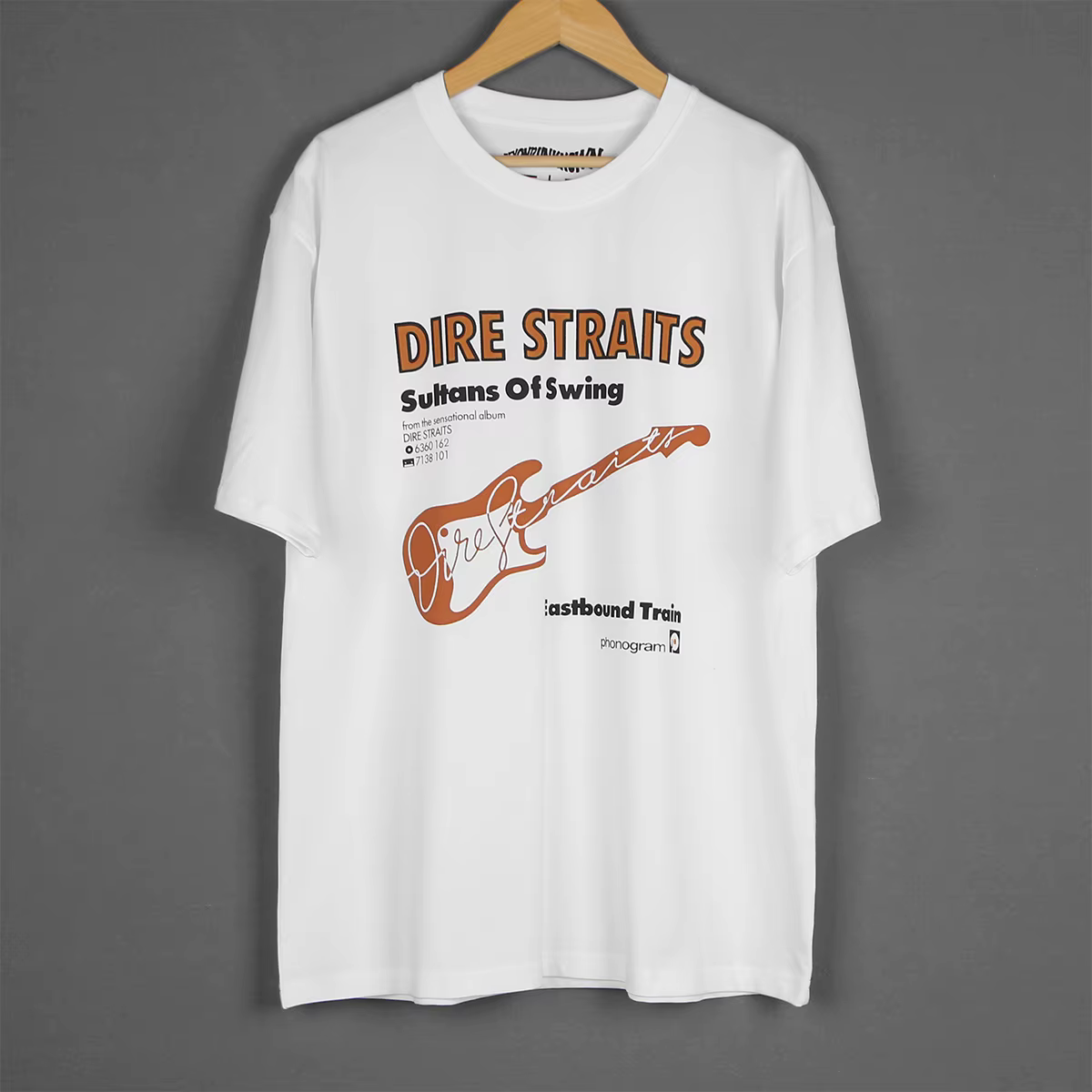 Dire Straits T-Shirt Sultans Of Swing Pop groupe de Rock classique Eric Clapton Supertramp coton été hommes manches courtes chemise