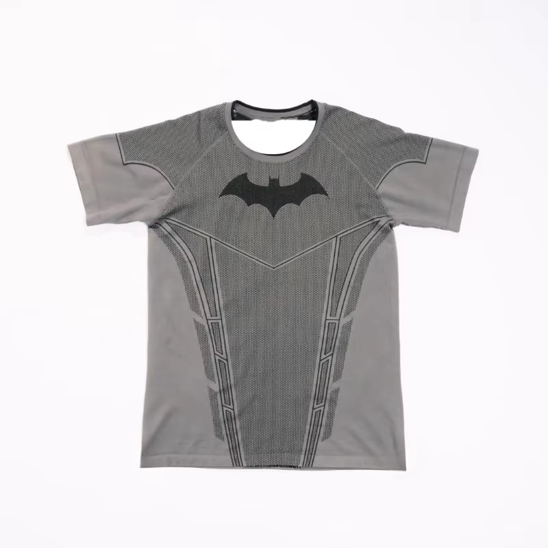 Bestseller DC Comics Batman Muscle Workout T-shirt de fitness à manches courtes pour hommes