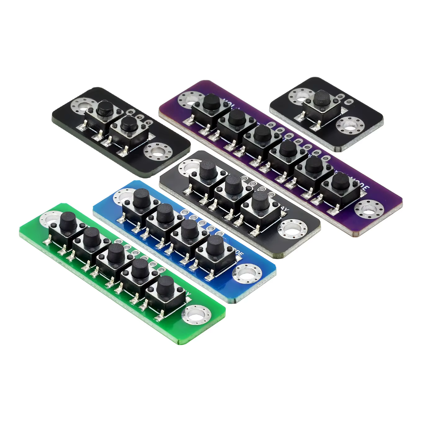 Module de bouton indépendant 1 2 3 4 5 6 bits