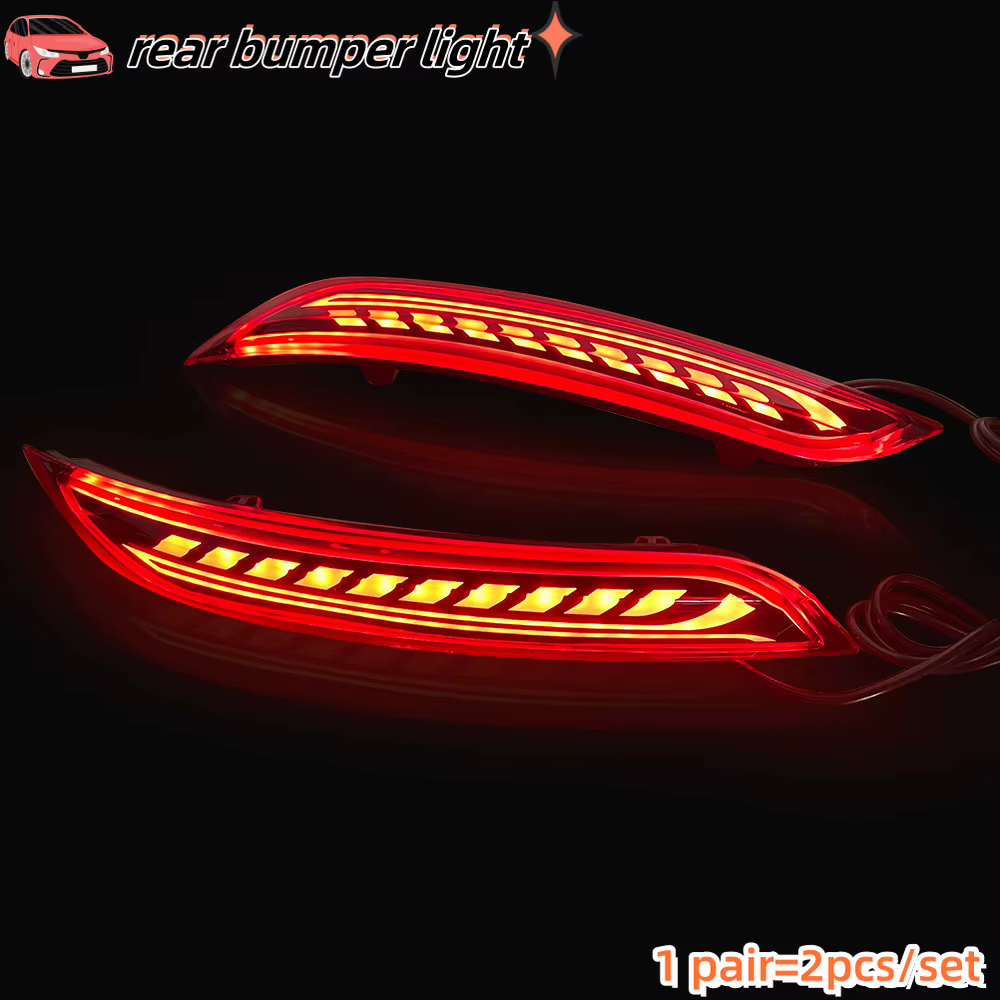 Feux de pare-chocs arrière pour Volkswagen, feu antibrouillard arrière, feu stop, clignotant, fonction 3 en 1, VW Polo 2014, 2015, 2016, 2017, 2018