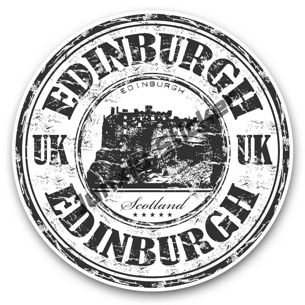 Jects Feel Sticker Made with Durable Waterproof Materials Creativity SCOTLAND Rouge discuter Shield