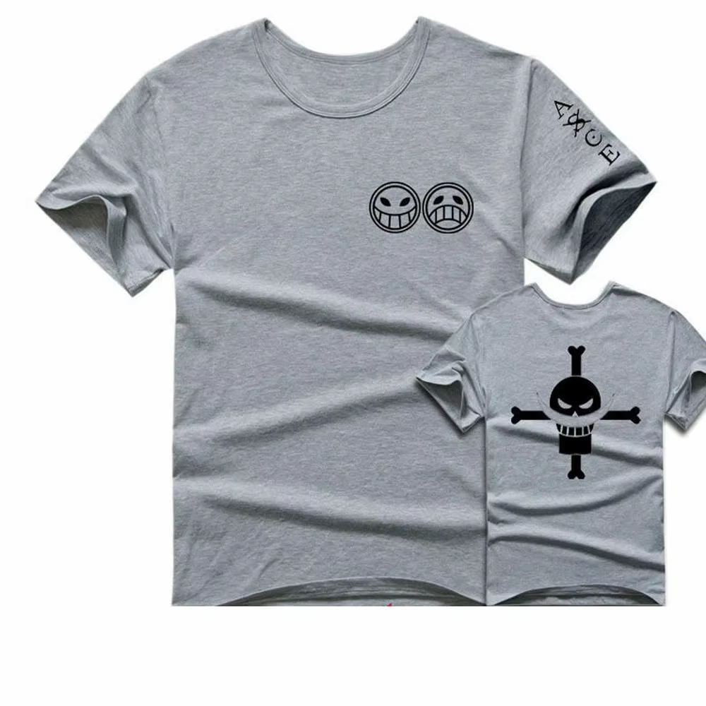 Nouveaux T-shirts One Piece Pirates de Barboteuse avec motif crâne