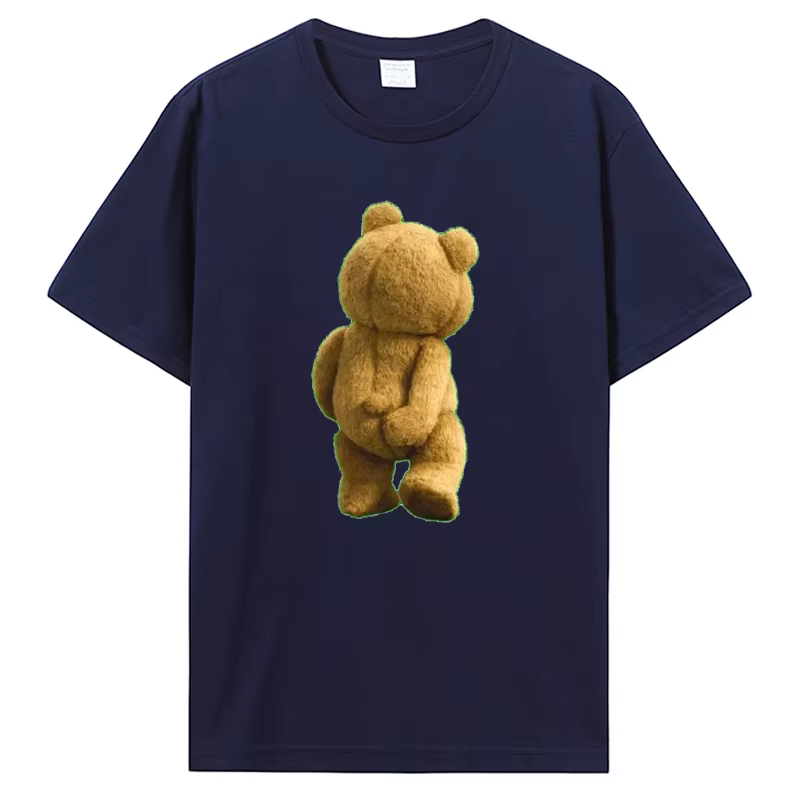 Ted Bear à gratter son cul T-Shirt décontracté couverture en coton t-shirts Fitness