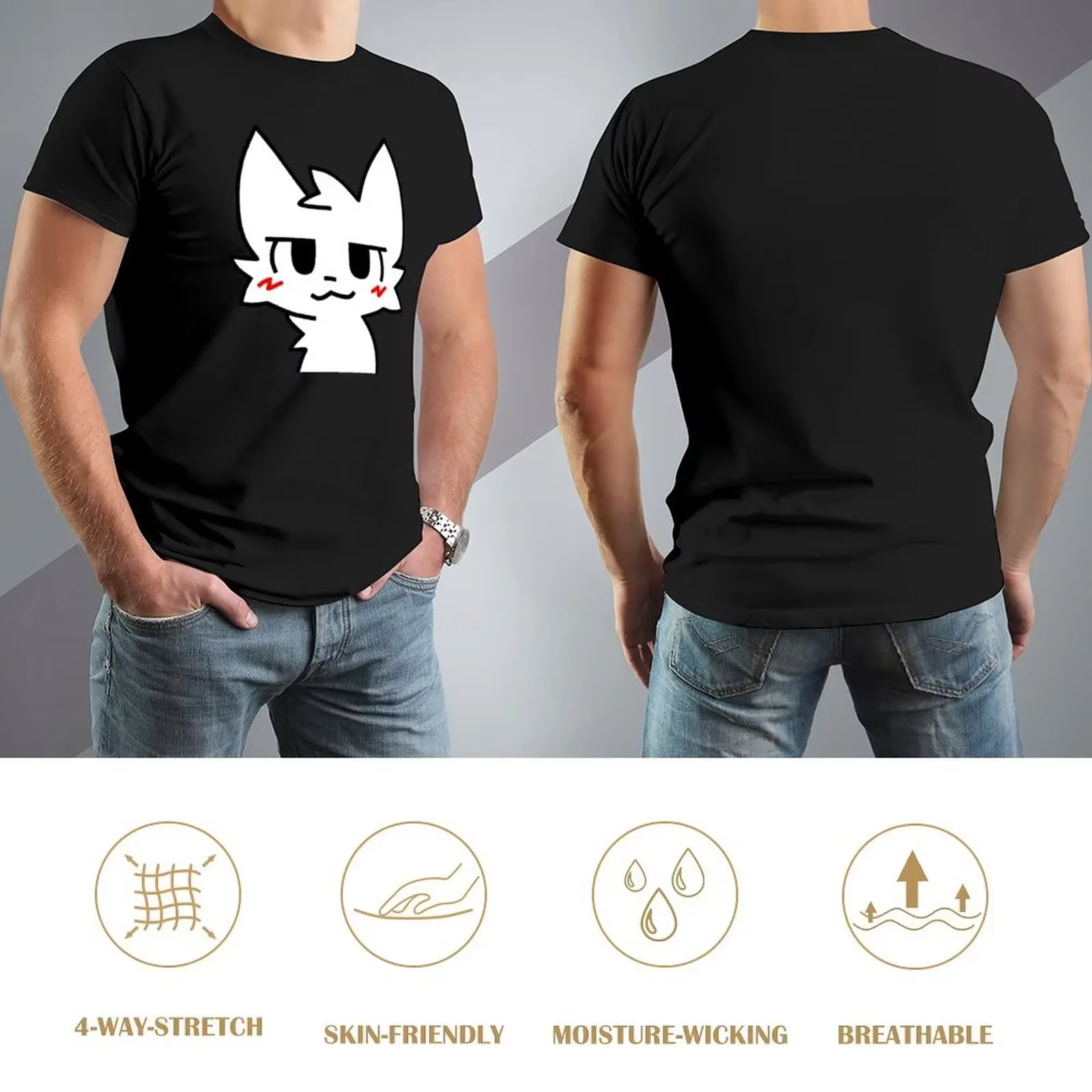 Boykisser-T-Shirt Personnalisé pour Homme