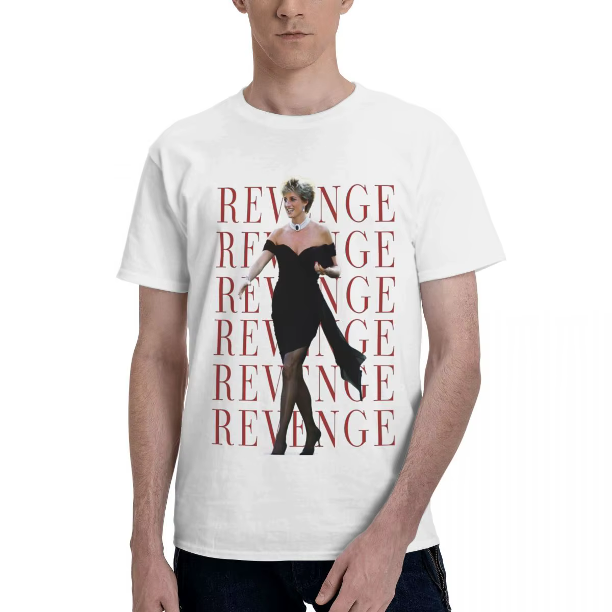 Créatif princesse Diana vengeance robe T-Shirts pour hommes col rond 100% coton t-shirt à manches courtes
