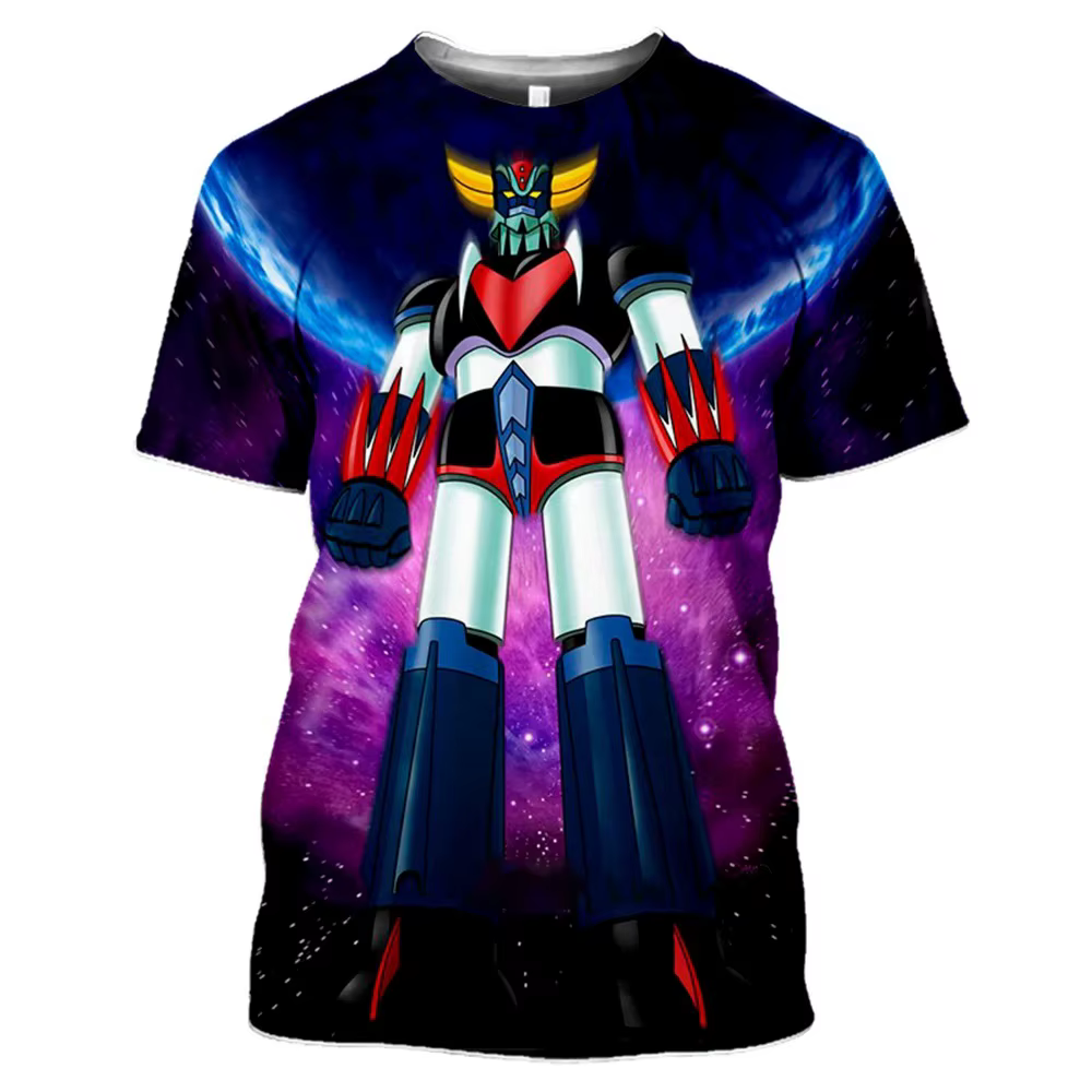 Nouveau Anime Goldorak T-Shirts UFO Robot Grendizer impression 3D hommes femmes manches courtes t-shirt Harajuku Y2k
