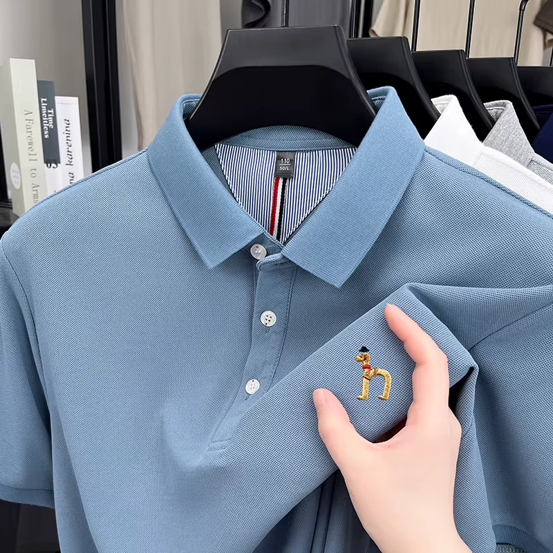 Polo à manches courtes pour hommes