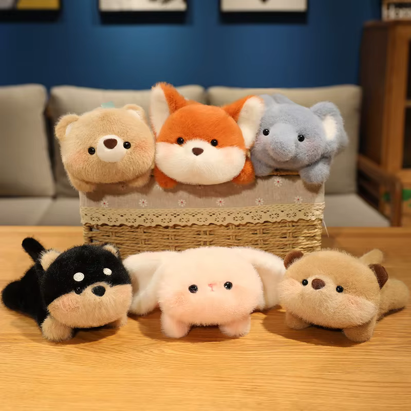 Mignon Panda ours éléphant loutre pingouin poulet chat chien jouets en peluche animaux
