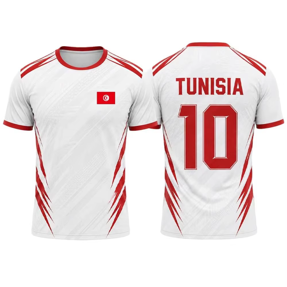 Maillot de football de l'équipe nationale de Tunisie pour hommes