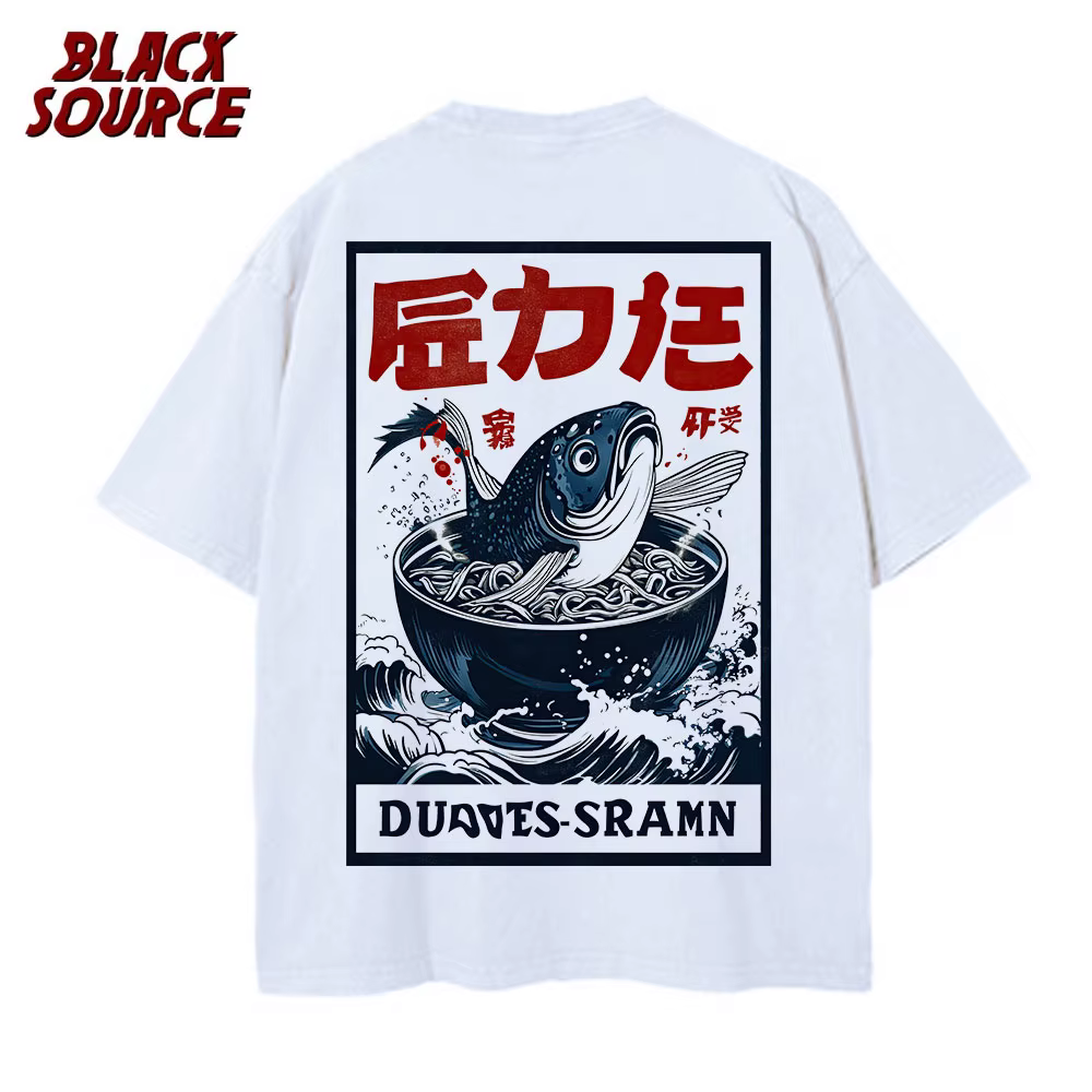 T-shirt surdimensionné en coton pour hommes