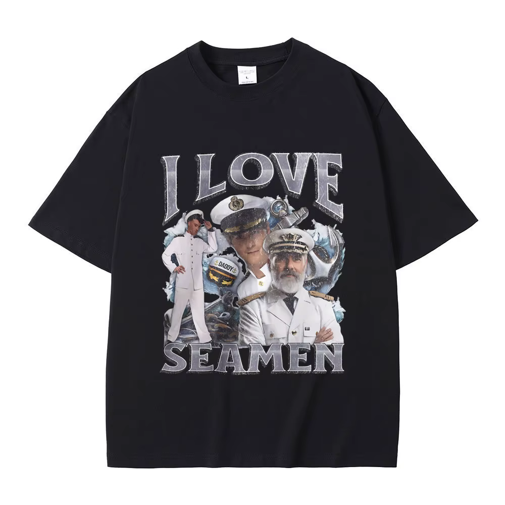 T-shirt Unisexe Vintage 2026 « I Love Seamen » – Coton Pur