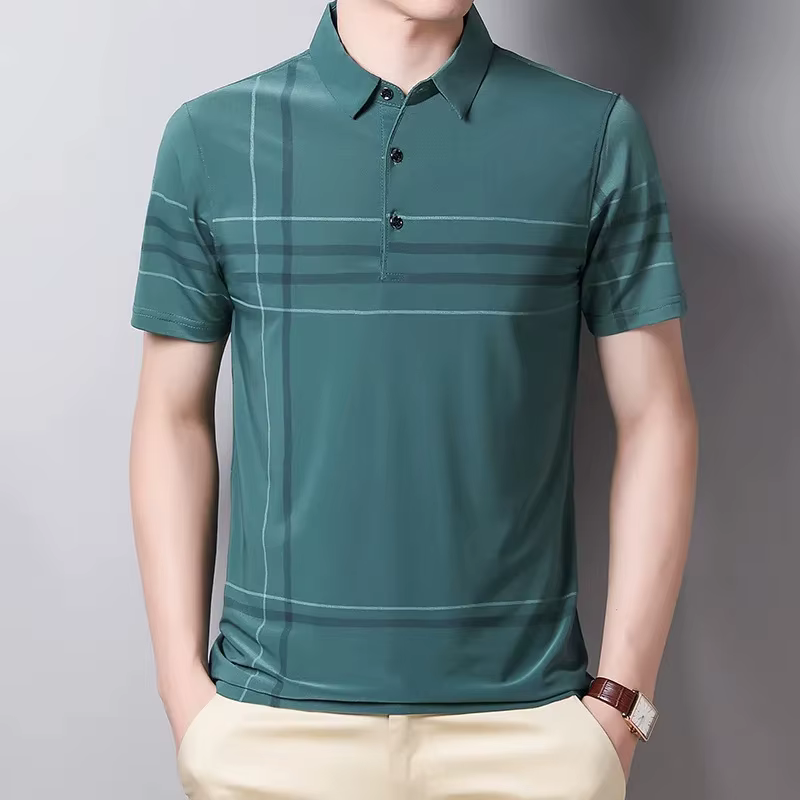 Polo à manches courtes pour hommes