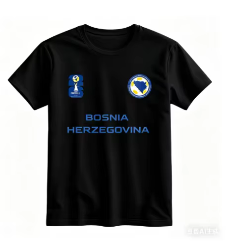 T-shirt pour supporters de football de Bosnie-Herzégovine