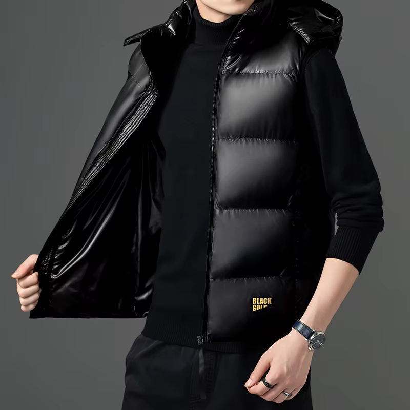 Marque hommes gilet vers le bas