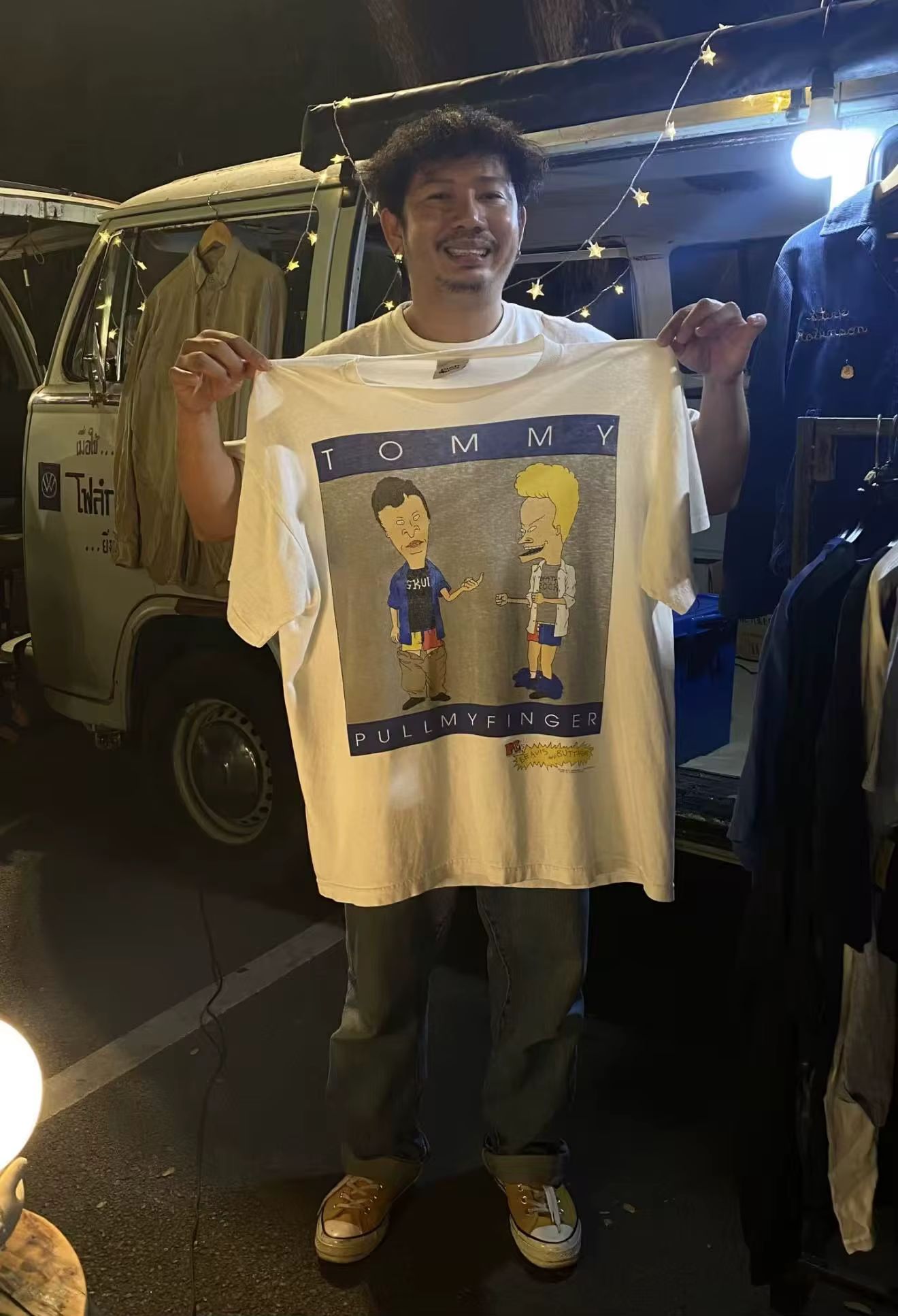 T-shirt vintage dessin animé années 90 SAINT pour hommes et femmes, coupe ample et oversize