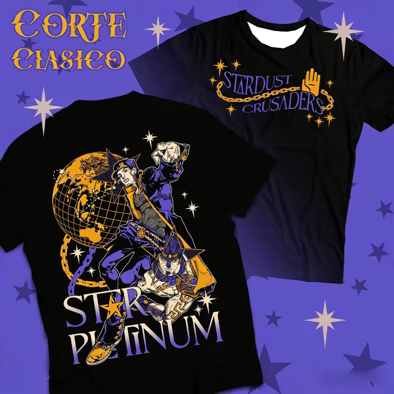T-shirt graphique JoJo's Bizarre Adventure pour hommes