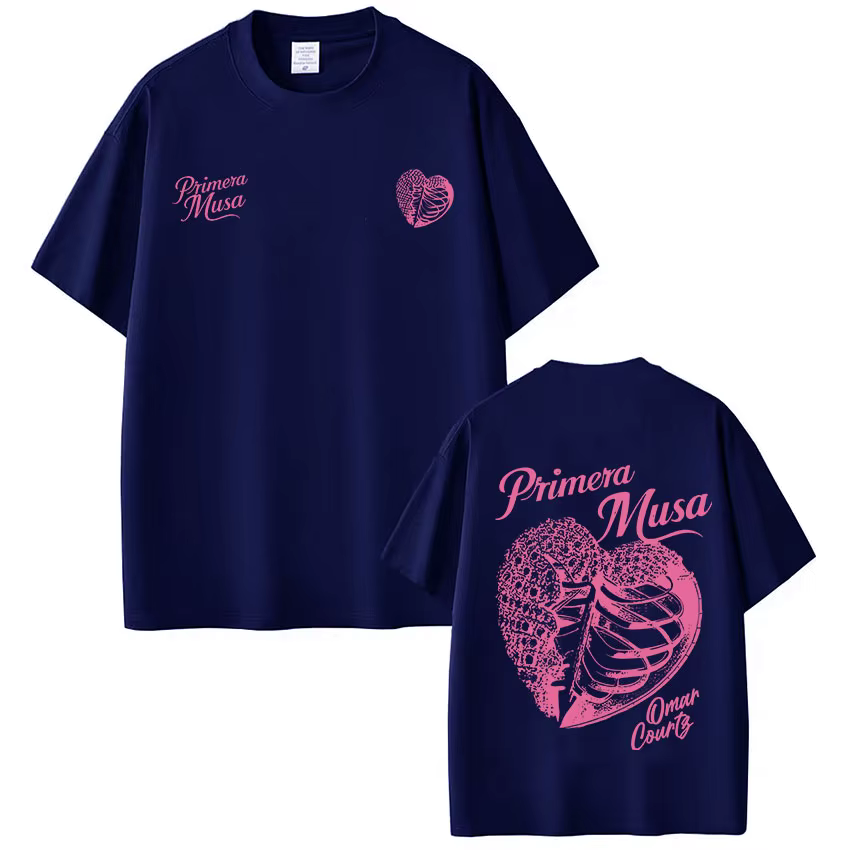 Omar Courtz Primera Musa Album Tour Merch T-shirt hommes femmes Hip Hop mode