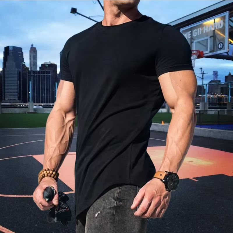 T-shirt de Fitness musculaire T-shirts d'été pour hommes
