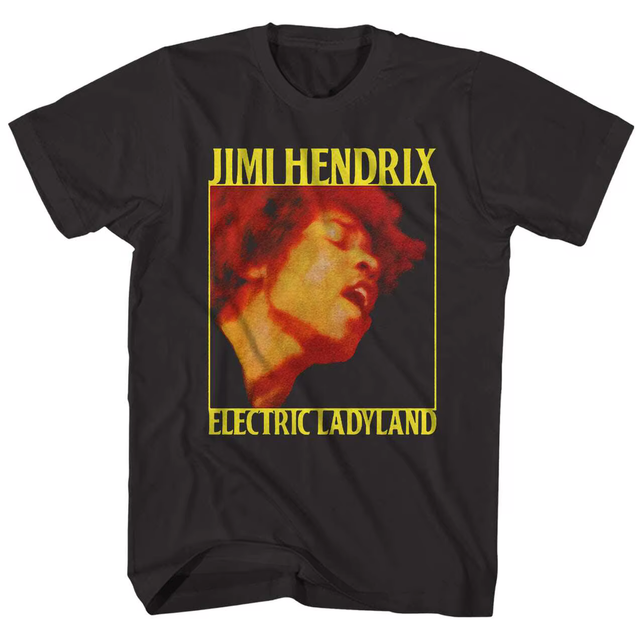 T-Shirt Portrait Jimi Hendrix Rock Musician