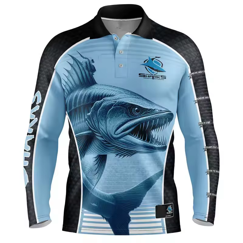 Chemise de pêche 2025 pour hommes, taille S--5XL