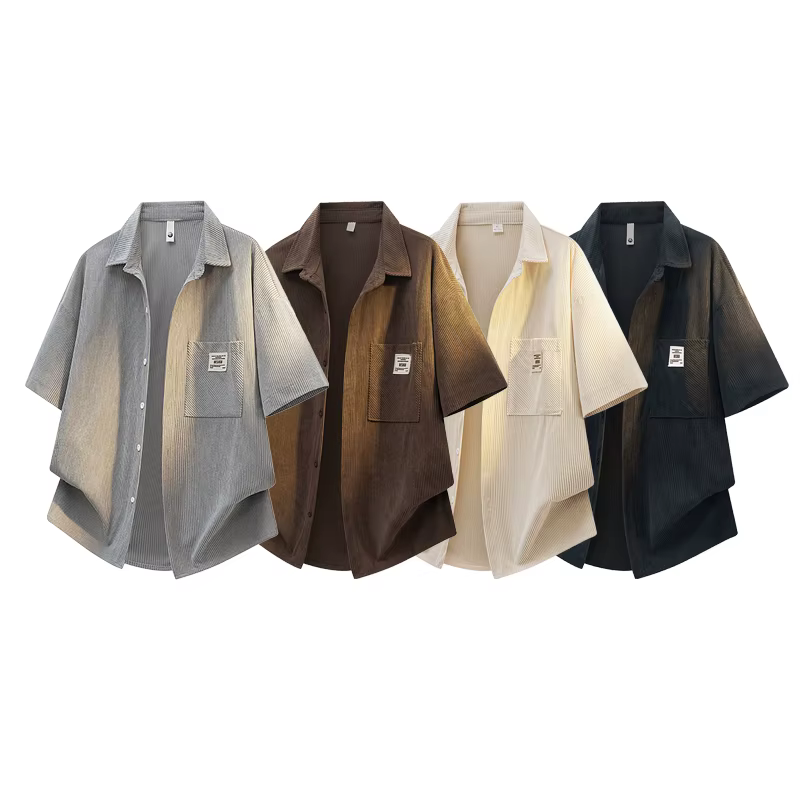 Chemise à manches courtes pour hommes