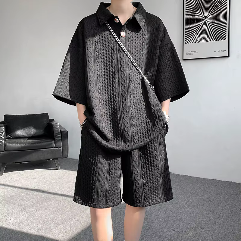Ensemble polo et short de sport pour homme