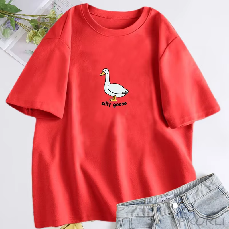 Silly Goose T-Shirt femmes à la mode unisexe